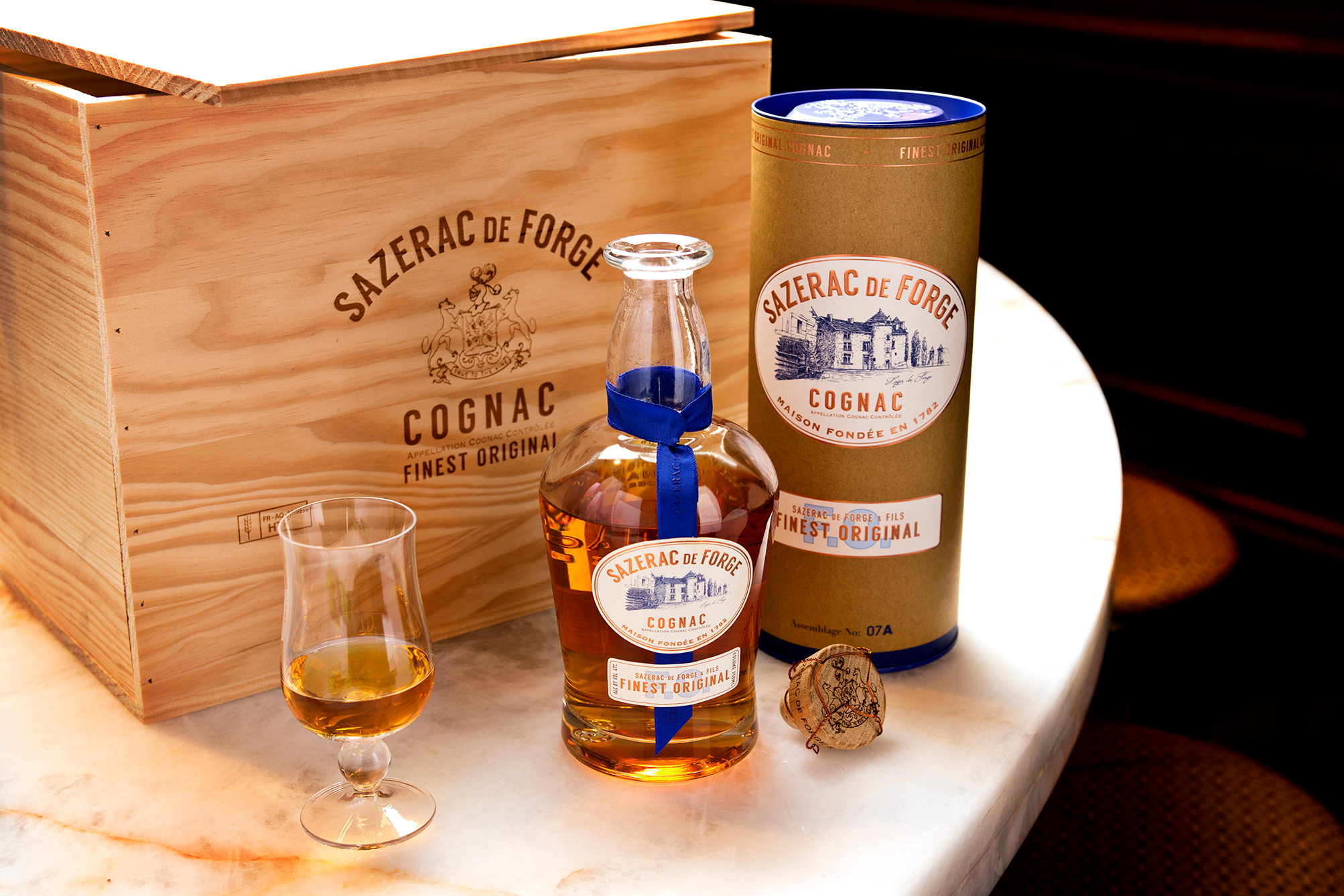WHAT\'S HOT! de Cognac Drinks Original” “Finest Barleycorn – Sazerac Fils & Forge